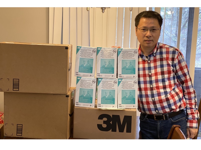 Fushiyuan staff during the coronavirus pandemic