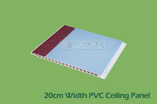 Laminated PVC Wall Panels - 25cm & 20cm Width Series by Fushiyuan