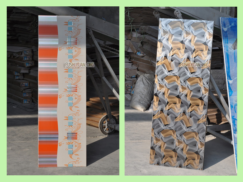 Hot Stamping PVC Doors (6007-6008) - Popular Indian PVC Doors by Fushiyuan